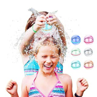 Herbruikbare Waterballonnen Set - Zelfsluitende Siliconen Magnetische Ballonnen, Snel Vulbaar Zomer Waterspeelgoed voor Kinderen & Familieplezier