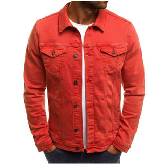 Roland | Casual Spijkerjack Rood