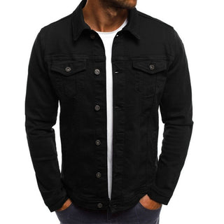 Roland | Casual Spijkerjack Zwart