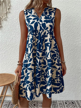 Amore | Zomerjurk voor dames – Romantisch silhouet blauw