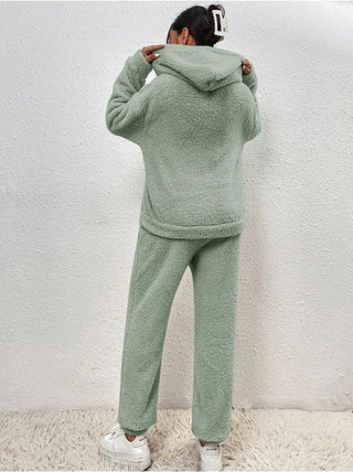 Ultra-Comfortabel Teddy Huispak met Capuchon - Winterwonder Lana