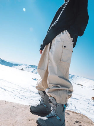 Unisex Warme skibroek baggy broek voor dames & heren Khaki