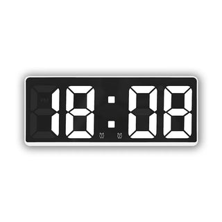 SmartWake – Digitale Wekker Met Alarmfunctie en Spiegel Wit wit