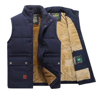 Liam - Heren Bodywarmer Blauw