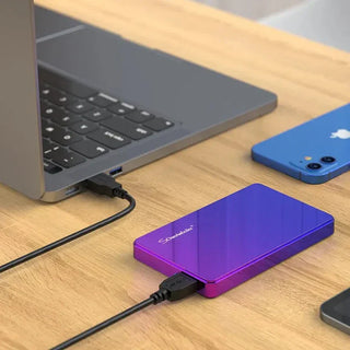 MEELANO 1TB superhurtig SSD ekstern harddisk | Opbevaring Kompatibel til PC Laptops TV | bærbar ekstern harddisk - Lori