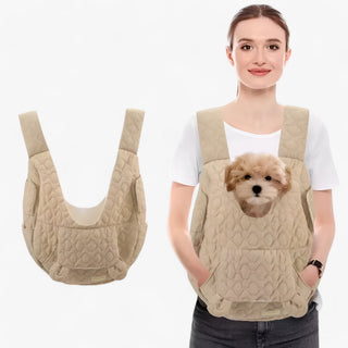 PetVoyager | Extra Ruime Draagtas - Comfortabel, Waterdicht & Winddicht Wit M
