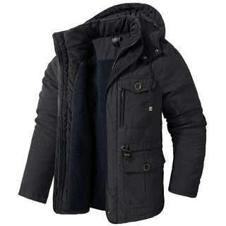 Warme Waterdichte Winterjas – Comfortabel & Weerbestendig voor Koude Dagen Zwart
