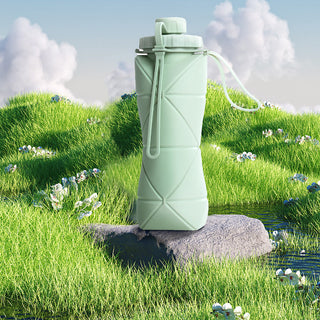 MEELANO FlexiHydrate - Fleksibel Hydration Rygsæk Grøn