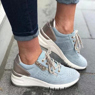 Isabella Orthopedische Wandelschoenen – Voor Dames die Comfort, Stijl en Stabiliteit Zoeken Blauw