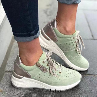 Isabella Orthopedische Wandelschoenen – Voor Dames die Comfort, Stijl en Stabiliteit Zoeken Groen