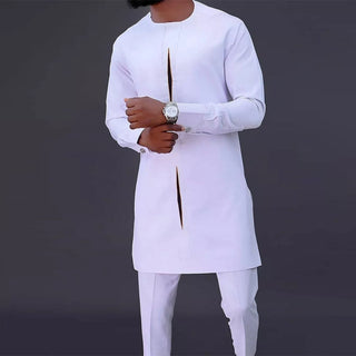 AfroChic | Een moderne twist aan de traditionele Dashiki set! Wit