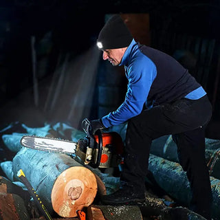 MEELANO Varm LED Beanie hat med lys - Bry