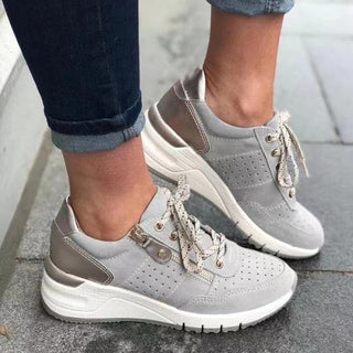 Isabella Orthopedische Wandelschoenen – Voor Dames die Comfort, Stijl en Stabiliteit Zoeken Grijs