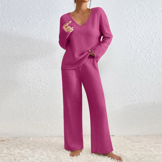 Lucy | Zacht Gebreid Set Roze