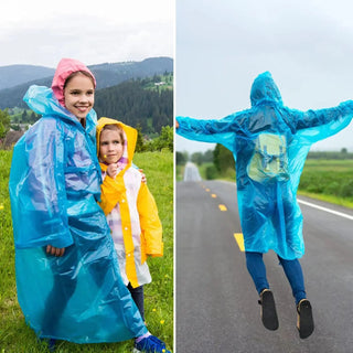 MEELANO Bærbar vinter mini regnfrakke Poncho | Nøglering Kugle med krog - ufrugtbar