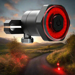 MEELANO Automatisk Start/Stop Bremse Cykel Baglygte - Baglygte