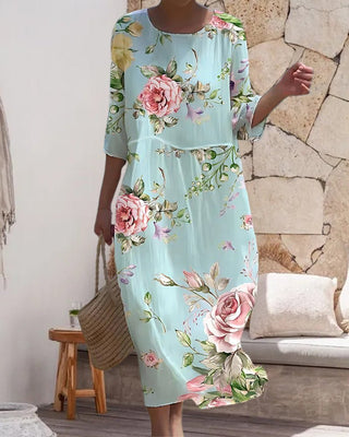 Sephira | Bloemenjurk voor dames – Romantische print, elegant silhouet en verfijnde stijl