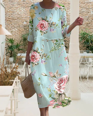 Sephira | Bloemenjurk voor dames – Romantische print, elegant silhouet en verfijnde stijl