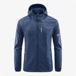 Mason - Comfortabele Wind- en Waterdichte Jas Denimblauw