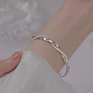 Zilveren Gevlochten Armband voor Dames Default
