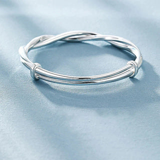 Zilveren Gevlochten Armband voor Dames