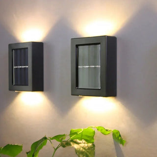 SolarGlow™ LED Solar Wandlampen – Draadloos, Weerbestendig & Sfeervol Licht voor Buiten