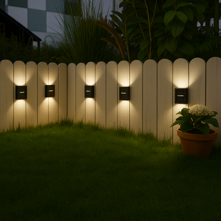 SolarGlow™ LED Solar Wandlampen – Draadloos, Weerbestendig & Sfeervol Licht voor Buiten
