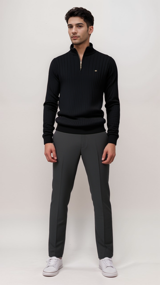 Steven | Trui met halve rits