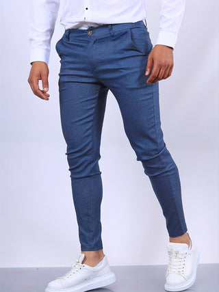 Lorvik | Stijlvolle Heren Chino Broek Koningsblauw