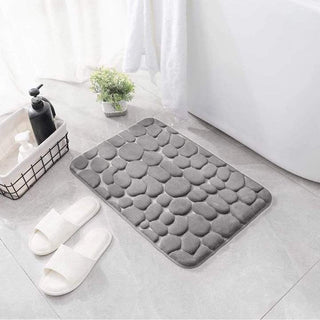 Stone Absorbmat 1+1 Gratis Natte Vloer Badkamer Douchemat Grijs 1+1 Gratis