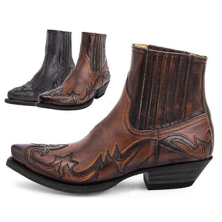 Sven | Leren Cowboylaarzen