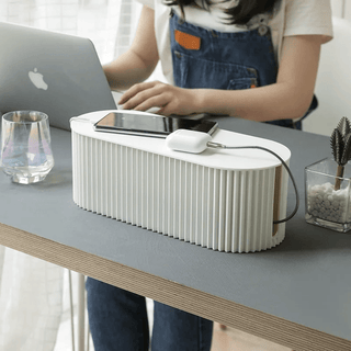 Kabelbox voor Nette Opberging van Opladers en Stekkerdozen