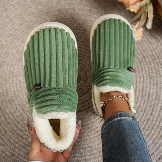Lisa - Pantoffels Thermisch Warm Dames Groen