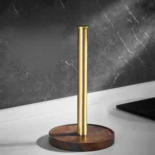 Elegante Keukenrolhouder met Stabiel en Modern Design Hout