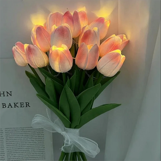 LED Tulp Nachtlampje met Drie Kleurinstellingen