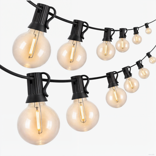 Buiten LED Lichtsnoer met Warm Licht en Waterdicht Design