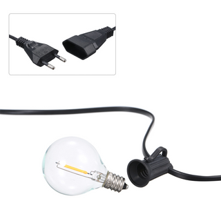 Buiten LED Lichtsnoer met Warm Licht en Waterdicht Design