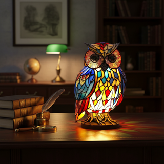 Decoratieve Uil Figuur van Hoogwaardige Hars voor Woondecoratie