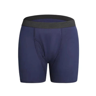 Ultra-absorberend incontinentieondergoed voor heren, plat model blauw