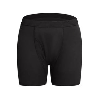 Ultra-absorberend incontinentieondergoed voor heren, plat model zwart