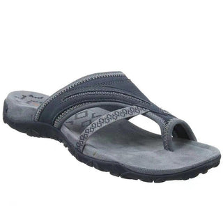 Ultralichte en comfortabele teenslippers voor dames, perfect voor de zomer. grijs