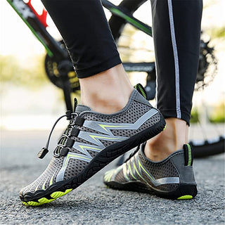 MEELANO Unisex Barefoot Shoes "Expert Pro" til sund gang - let, skridsikker, fleksibel Grå