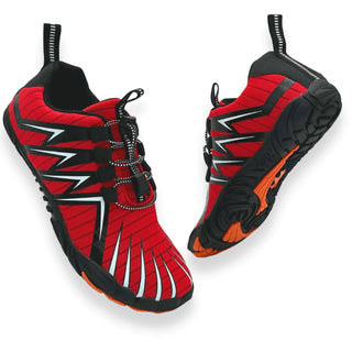 MEELANO Unisex Barefoot Shoes "Expert Pro" til sund gang - let, skridsikker, fleksibel Rød