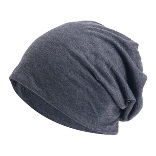 Unisex Beanie Efterår Winter Elastisk Outdoors Sport Hovedtørkläde Tähseuer Donkergrijs_2