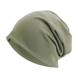 Unisex Beanie Efterår Winter Elastisk Outdoors Sport Hovedtørkläde Tähseuer Legergroen