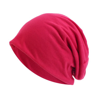 Unisex Beanie Efterår Winter Elastisk Outdoors Sport Hovedtørkläde Tähseuer Bordeauxrood