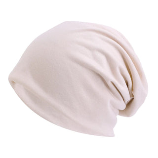 Unisex Beanie Efterår Winter Elastisk Outdoors Sport Hovedtørkläde Tähseuer Beige