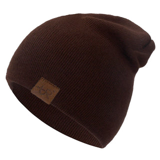 Unisex Muts Voor Mannen En Vrouwen Casual Warme Zachte Gebreide Stilvolle Wintermuts Koffie 54cm-58cm