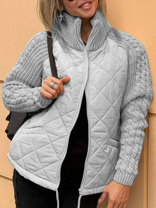 Nerida | Dames Gebreid Vest voor de Herfst Grijs