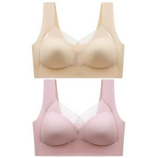 1+2 Gratis | SeidenZauber™ Glad Comfortabel Basisstuk 1x Beige + 2x Roze